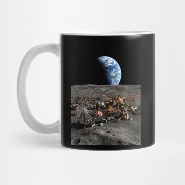 Have Fun in an Amusement Park on the Moon by Megadorim